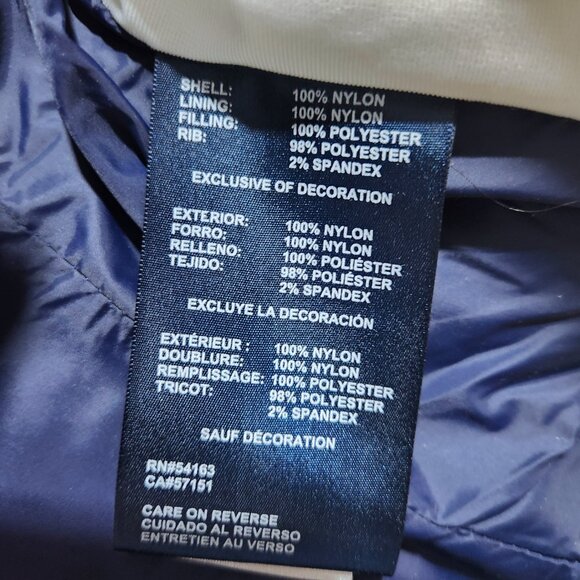 Tommy Hilfiger Puffer Vest Women's Size XL White Packable Zip Pockets - Picture 5 of 11